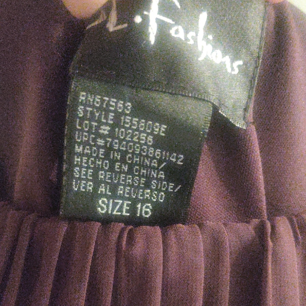 Purple Dress by L. Fashions